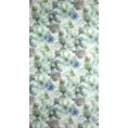 Zasłona BELLA z lekkiej etaminy z nadrukiem malowanych pędzlem kwiatów - 140 x 250 cm - biały 5