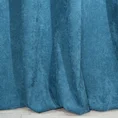 Zasłona z miękkiej szenilowej tkaniny jednokolorowa - 140 x 250 cm - niebieski 3