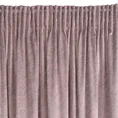 Zasłona RIVA z miękkiego welwetu z drobnym marmurowym wzorem - 140 x 270 cm - różowy 6