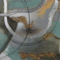 Obraz COLLAGE 4 abstrakcyjny, ręcznie malowany na płótnie - 80 x 120 cm - szary 2