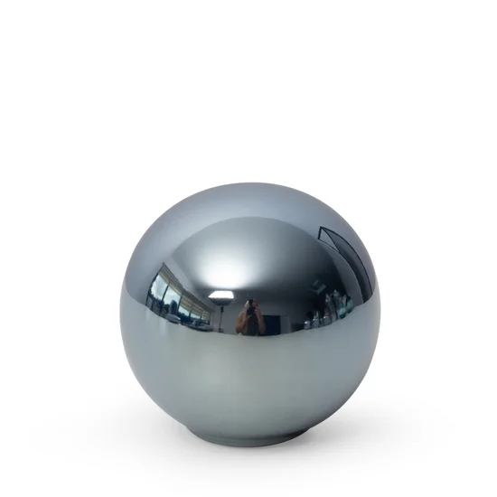 Kula ceramiczna SIMONA z perłowym połyskiem - ∅ 8 x 7 cm - granatowy