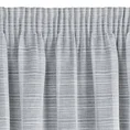 Dekoracja okienna ARIA w poprzeczne prążki z efektem deszczyku, półprzezroczysta - 140 x 300 cm - szary 6