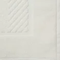 REINA LINE Dywanik łazienkowy z bawełny frotte zdobiony wzorem w zygzaki - 50 x 70 cm - kremowy 4