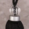 Dekoracyjny sznur do upięć z chwostem - dł. 61 cm - czarny 3