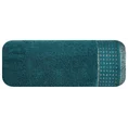 EUROFIRANY CLASSIC Ręcznik z bordiurą podkreśloną groszkami z błyszczącą lureksową nicią - 30 x 50 cm - turkusowy 3