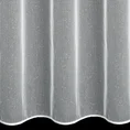Tkanina firanowa gładka siateczka z moherową nicią wykończona obciążnikiem - 290 cm - biały 3
