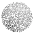 Podkładka  okrągła z ażurowym wzorem srebrna - ∅ 38 cm - srebrny 1