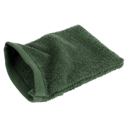 EUROFIRANY CLASSIC Rękawica kąpielowa, myjka frotte 16 x 21 cm ciemnozielony