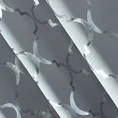 Zasłona ESMERALDA zaciemniająca ze srebrnym nadrukiem - 140 x 250 cm - stalowy 5