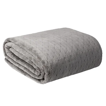 DESIGN 91 Koc CINDY 4 miękki i miły w dotyku z wytłaczanym wzorem DESIGN 91 Koc CINDY 4 miękki i miły w dotyku z wytłaczanym wzorem - 170 x 210 cm