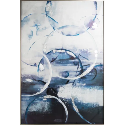 Obraz BUBBLES ręcznie malowany na płótnie Obraz BUBBLES ręcznie malowany na płótnie - 82 x 122 cm