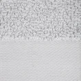 Ręcznik RISO o ryżowej strukturze podkreślony bordiurą frotte - 50 x 90 cm - jasnoszary 2