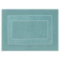 Dywanik łazienkowy z bawełny frotte z welurową bordiurą - 60 x 90 cm - ciemnomiętowy 2