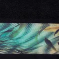 EWA MINGE Ręcznik COLLIN z bordiurą zdobioną fantazyjnym nadrukiem - 50 x 90 cm - czarny 2