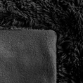 DESIGN 91 Koc TIFFANY 1 ciepły i miły o strukturze miękkiego futra - 150 x 200 cm - czarny 7
