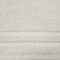 Ręcznik EMINA bawełniany z bordiurą podkreśloną klasycznymi paskami - 70 x 140 cm - kremowy 2