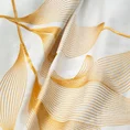 REINA LINE pościel HAFT  z satyny bawełnianej zdobiona haftowanymi liśćmi - 160 x 200 cm - biały 5
