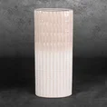 Wazon EDNA z glinki ceramicznej - 17 x 8 x 41 cm - kremowy 1