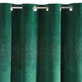 Zasłona SELMA z welwetu z aplikacją z dżetami - 140 x 250 cm - zielony 4