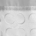 Firana DEBORA z delikatnego woalu zdobiona wycinanym laserowo wzorem - 140 x 270 cm - biały 10