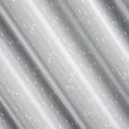 Tkanina firanowa matowa siateczka z subtelnym efektem deszczyku zakończona szwem obciążającym - 290 cm - biały 5
