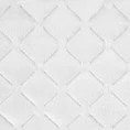 Narzuta DARIA z welwetu pikowana w geometryczny wzór metodą hot press - 170 x 210 cm - biały 4