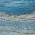 Obraz MIRAGE 2 abstrakcyjny ręcznie malowany na płótnie - 80 x 100 cm - niebieski 2