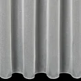 Tkanina firanowa z połyskującej siateczki z moherową nicią, wykończona obciążnikiem - 300 cm - kremowy 3
