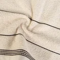 EUROFIRANY CLASSIC Ręcznik z bordiurą w formie sznurka - 30 x 50 cm - beżowy 5