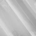 Firana SABINE z motywem dmuchawców, wykonana metodą gumowego nadruku - 140 x 250 cm - biały 6