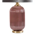 Lampa dekoracyjna MARITA z welwetowym abażurem - ∅ 41 x 65 cm - stalowy 4