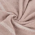 Ręcznik FARGO z bordiurą podkreśloną melanżowymi paskami - 50 x 90 cm - pudrowy róż 5