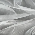 Firana MONIC w stylu eco z efektem deszczyku - 140 x 260 cm - biały 6