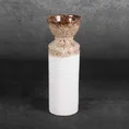 Wazon ceramiczny ERINA dwukolorowy - ∅ 13 x 35 cm - biały 1