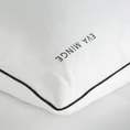 EVA MINGE Komplet pościeli EVA 08B z najwyższej jakości makosatyny bawełnianej z logo EVA MINGE  i elegancką lamówką - 160 x 200 cm - biały 6