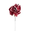 ANEMON kwiat sztuczny dekoracyjny z płatkami z jedwabistej tkaniny - ∅ 8 x 64 cm - czerwony 1