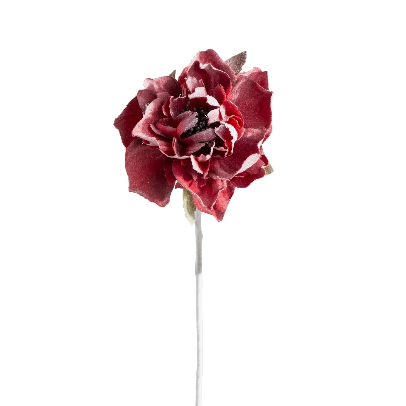 ANEMON kwiat sztuczny dekoracyjny z płatkami z jedwabistej tkaniny