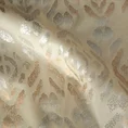 Zasłona LIZA z welwetu z pasem z błyszczącym, cieniowanym nadrukiem - 140 x 250 cm - kremowy 9