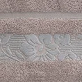 EUROFIRANY CLASSIC Ręcznik SYLWIA 1 z żakardową bordiurą tkaną w ornamentowy wzór - 50 x 90 cm - wrzosowy 2