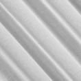 Tkanina firanowa delikatna etamina gładka o naturalnym splocie i lekkim połysku wykończona obciążnikiem - 295 cm - biały 5
