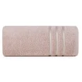 Komplet ręczników LOCA z bordiurą z tkanymi paskami - 37 x 25 x 10 cm - pudrowy róż 5