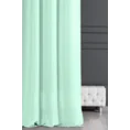 DESIGN 91 Zasłona ADORE z jednobarwnej gładkiej tkaniny - 140 x 250 cm - jasnomiętowy 2