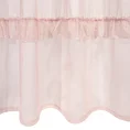 DIVA LINE Firana ARIANA z błyszczącą moherową nicią zdobiona falbanami - 140 x 250 cm - różowy 3