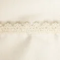 EUROFIRANY NOVA STYLE Komplet pościeli LINDA  z mieszanki włókien bawełniano-poliestrowych zdobiona subtelną koronką - 220 x 200 cm - kremowy 4