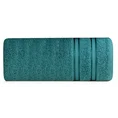 Ręcznik MANOLA z bordiurą podkreśloną żakardowymi paseczkami - 30 x 50 cm - turkusowy 3
