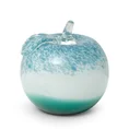 Jabłko GABI - ręcznie wykonana figurka dekoracyjna ze szkła artystycznego - 13 x 12 x 12 cm - turkusowy 1