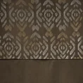 Zasłona LIZA z welwetu z ozdobnym pasem z błyszczącym, cieniowanym nadrukiem - 140 x 250 cm - jasnobrązowy 12