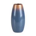 Wazon ceramiczny NESSA z efektem ombre - ∅ 13 x 26 cm - niebieski 2