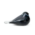 Ptaszek DAKOTA - ręcznie wykonana figurka dekoracyjna ze szkła artystycznego - 16 x 8 x 10 cm - granatowy 1