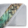 EWA MINGE Komplet ręczników COLLIN w eleganckim opakowaniu, idealne na prezent! - 2 szt. 50 x 90 cm - srebrny 6
